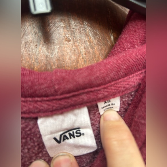 2💎’s/$22~Vans Women's Cropped Pullover Hoodie- XS - Picture 3 of 5